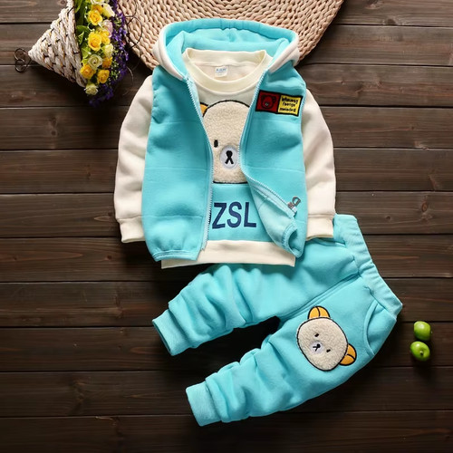 Baby winter set fleece warm - winter,