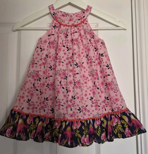 Rosa blumen kleinkind kleid - rosa,